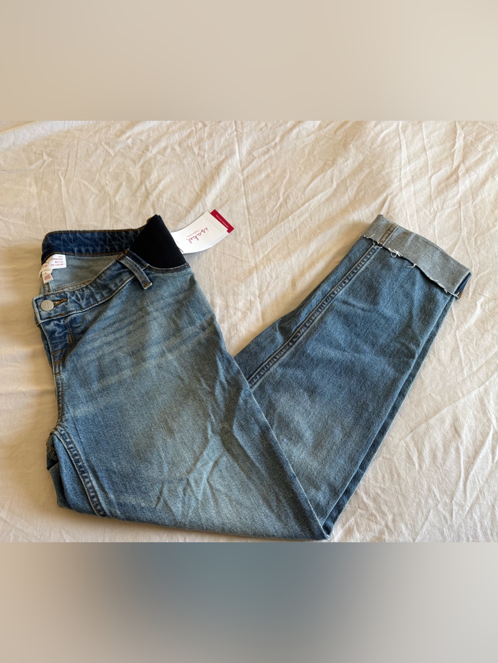 Ingrid & Isabel Relaxed Fit Light Blue Jeans